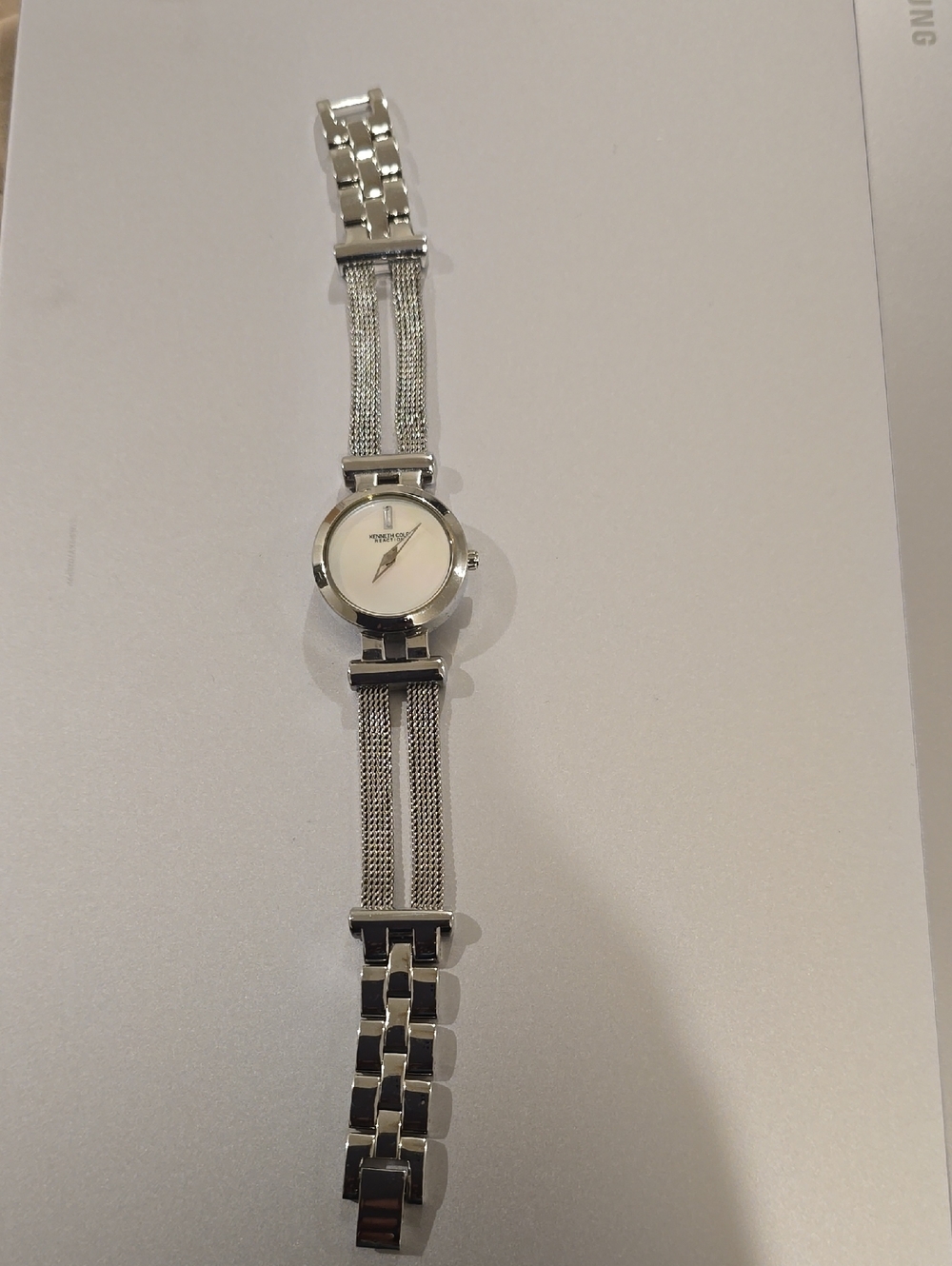 Silver Women's Mesh & Link Bracelet Watch